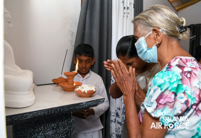 SLAF SEVA VANITHA UNIT CONDUCTS A HOUSE WARMING CEREMONY