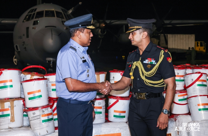 IAF
C-130 AIRCRAFT CARRYING DISASTER RELIEF SUPPLIES ARRIVES IN SRI LANKA