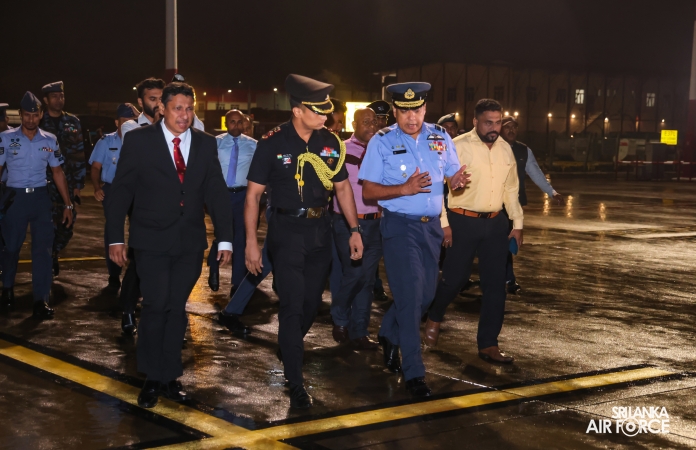 IAF
C-130 AIRCRAFT CARRYING DISASTER RELIEF SUPPLIES ARRIVES IN SRI LANKA