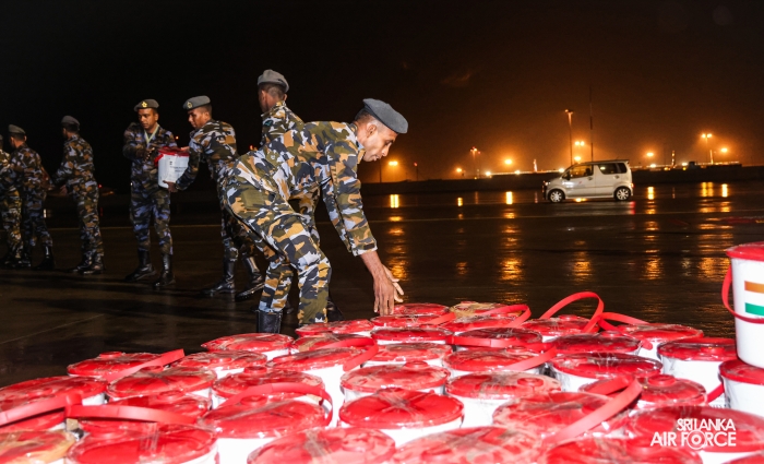 IAF
C-130 AIRCRAFT CARRYING DISASTER RELIEF SUPPLIES ARRIVES IN SRI LANKA