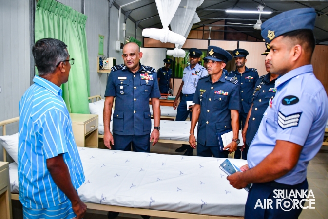 ANNUAL COMMANDER’S INSPECTION AT SLAF STATION IRANAMADU