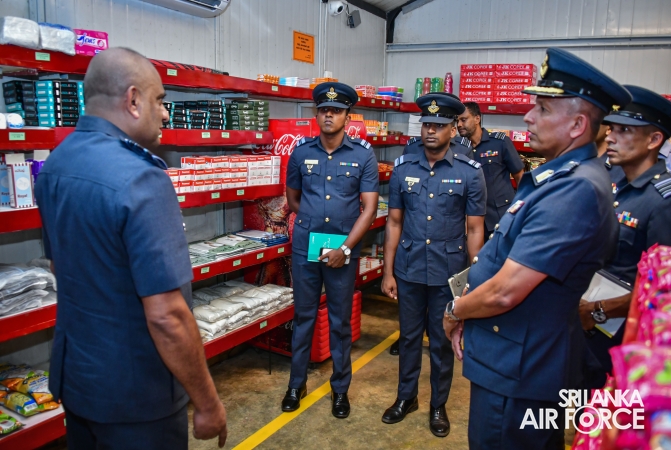 ANNUAL COMMANDER’S INSPECTION AT SLAF STATION IRANAMADU