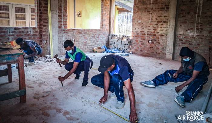 SLAF ESTABLISHES FULLY EQUIPPED IT LABORATORY AT CP/N/DESSFORD TAMIL MAHA VIDYALAYA, NANU OYA