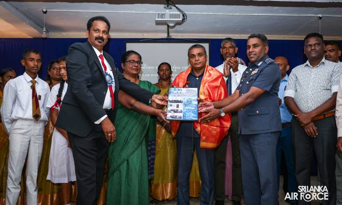 SLAF ESTABLISHES FULLY EQUIPPED IT LABORATORY AT CP/N/DESSFORD TAMIL MAHA VIDYALAYA, NANU OYA