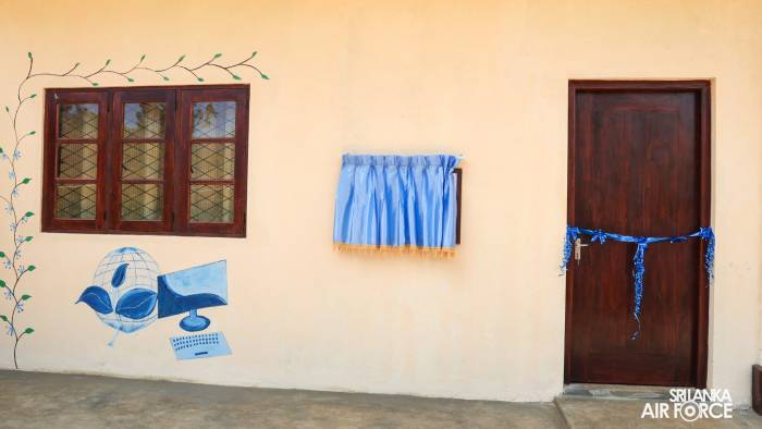 SLAF ESTABLISHES FULLY EQUIPPED IT LABORATORY AT CP/N/DESSFORD TAMIL MAHA VIDYALAYA, NANU OYA