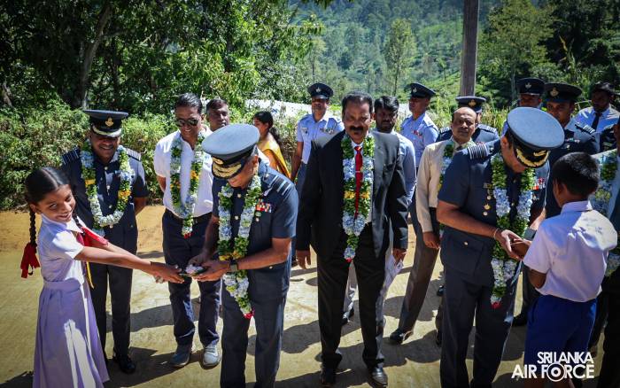 SLAF ESTABLISHES FULLY EQUIPPED IT LABORATORY AT CP/N/DESSFORD TAMIL MAHA VIDYALAYA, NANU OYA