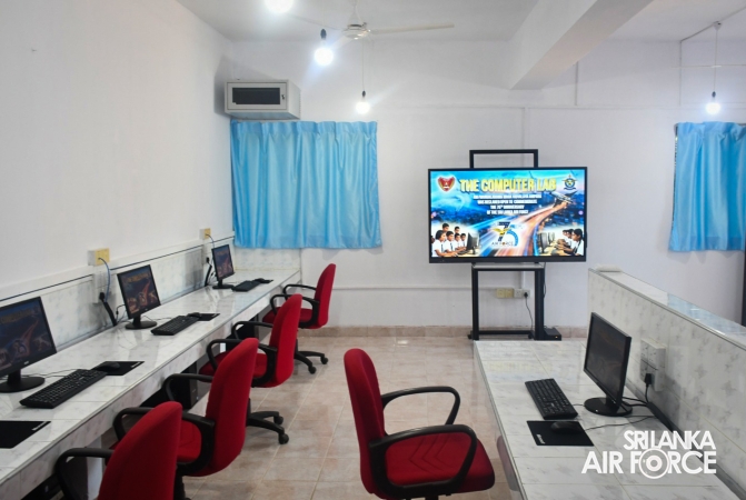 SLAF ESTABLISHES FULLY EQUIPPED IT LABORATORY AT AM/MANGALARAMA MAHA VIDYALAYA, MANAGALAGAMA