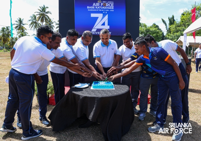 SLAF BASE KATUNAYAKE CELEBRATES 74TH ANNIVERSARY