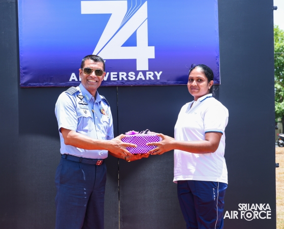 SLAF BASE KATUNAYAKE CELEBRATES 74TH ANNIVERSARY