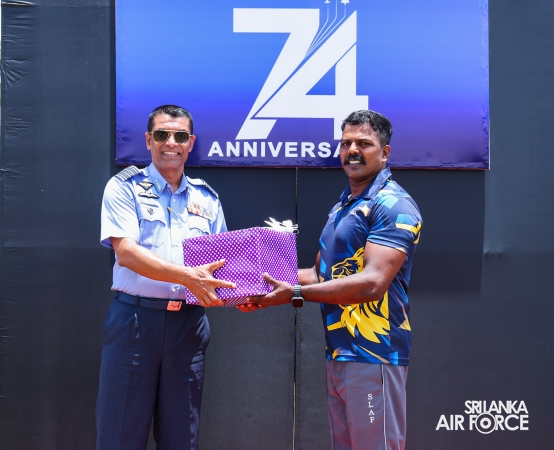 SLAF BASE KATUNAYAKE CELEBRATES 74TH ANNIVERSARY
