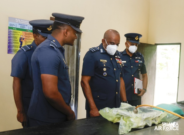 COMMANDER'S INSPECTION OF SLAF STATION KATUKURUNDA