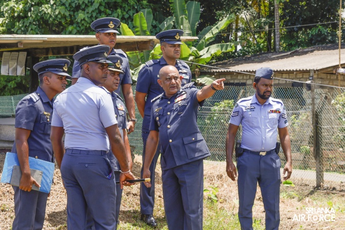 COMMANDER'S INSPECTION OF SLAF STATION KATUKURUNDA