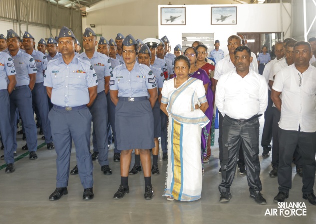COMMANDER'S INSPECTION OF SLAF STATION KATUKURUNDA