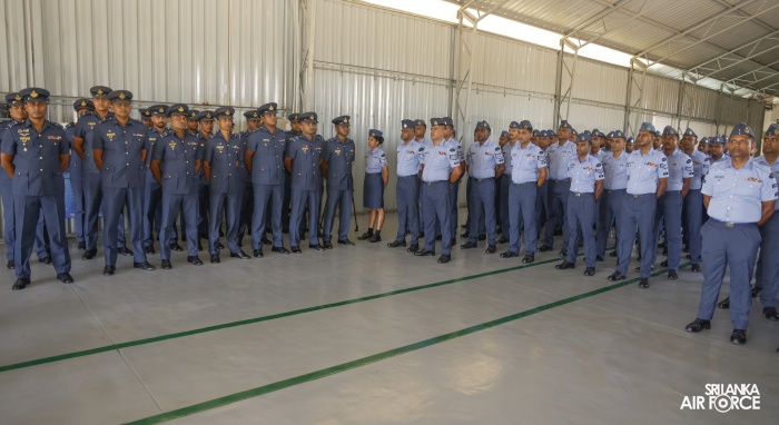 COMMANDER'S INSPECTION OF SLAF STATION KATUKURUNDA