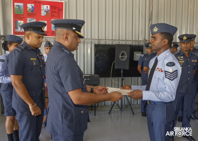 COMMANDER'S INSPECTION OF SLAF STATION KATUKURUNDA