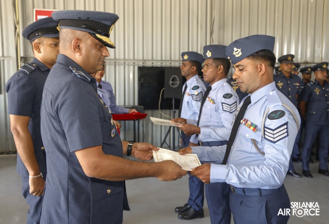 COMMANDER'S INSPECTION OF SLAF STATION KATUKURUNDA