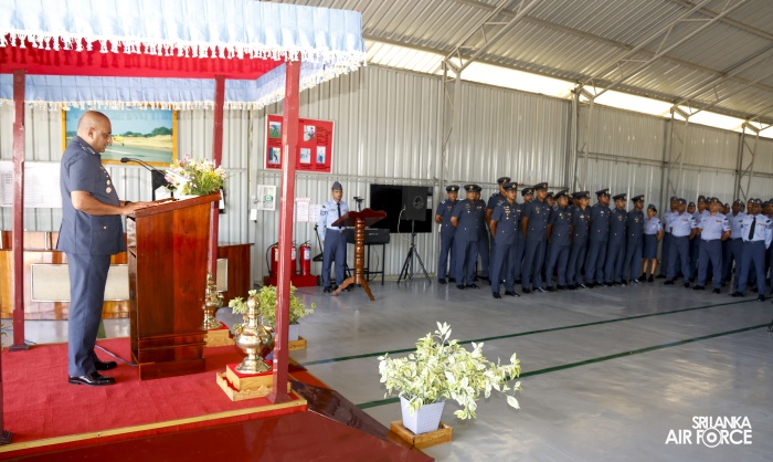 COMMANDER'S INSPECTION OF SLAF STATION KATUKURUNDA