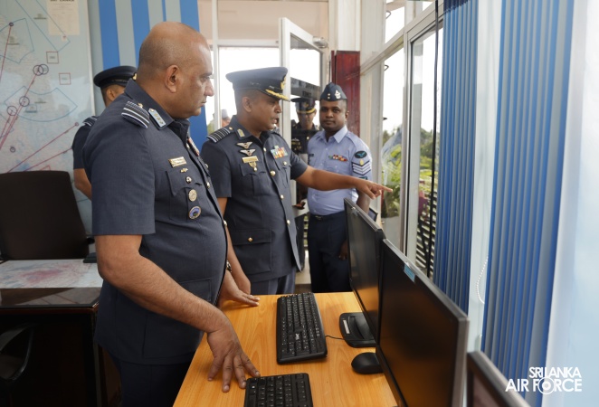 COMMANDER'S INSPECTION OF SLAF STATION KATUKURUNDA