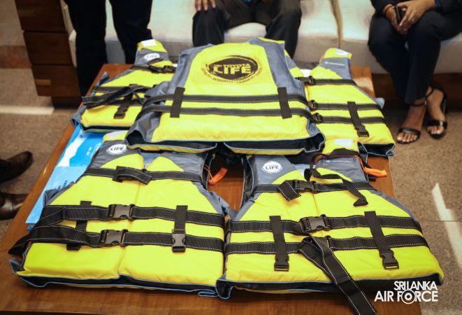 TOYOTA LANKA (PVT) LTD MADE A GENEROUS DONATION OF 100 LIFE JACKETS