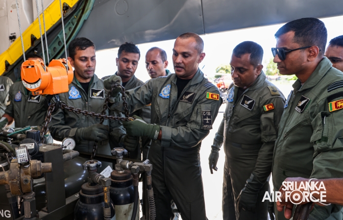 SLAF CONDUCTS REFRESHER TRAINING ON SAFE LOAD HANDLING FOR LOADMASTERS