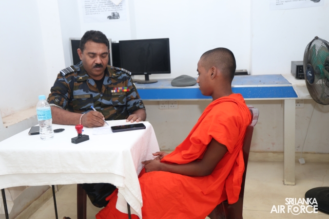 SLAF BASE ANURADHAPURA CONDUCTS MEDICAL OUTREACH FOR FLOOD-AFFECTED RESIDENTS