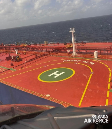 SLAF CONDUCTS LONG-RANGE MEDICAL EVACUATION FROM MERCHANT VESSEL