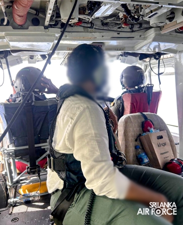 SLAF CONDUCTS LONG-RANGE MEDICAL EVACUATION FROM MERCHANT VESSEL
