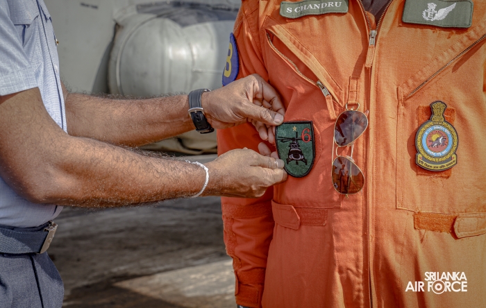 INDIAN AIR FORCE MI‑17 CREW DEPARTS AFTER RELIEF ASSISTANCE IN SRI LANKA