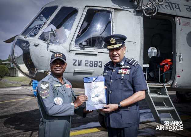 INDIAN AIR FORCE MI‑17 CREW DEPARTS AFTER RELIEF ASSISTANCE IN SRI LANKA