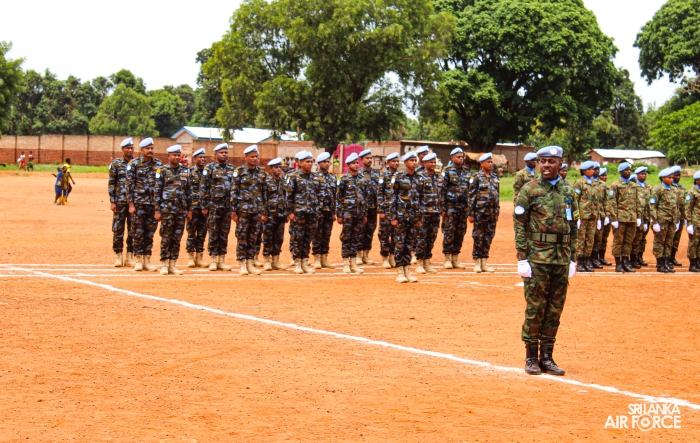 SRI LANKA AVIATION UNIT IN BRIA MARKS UNITED NATIONS PEACEKEEPERS DAY WITH PRIDE AND HONOUR