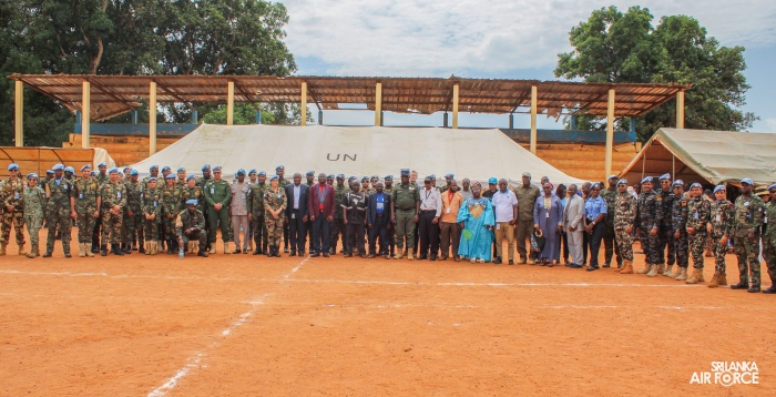 SRI LANKA AVIATION UNIT IN BRIA MARKS UNITED NATIONS PEACEKEEPERS DAY WITH PRIDE AND HONOUR