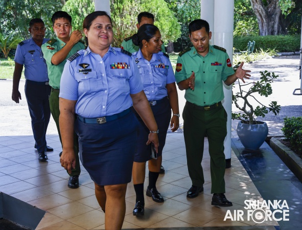 SLAF AND MYANMAR AIR FORCE CONDUCT SUBJECT MATTER EXPERT EXCHANGE ON AVIATION MEDICINE, MENTAL HEALTH AND NUTRITION