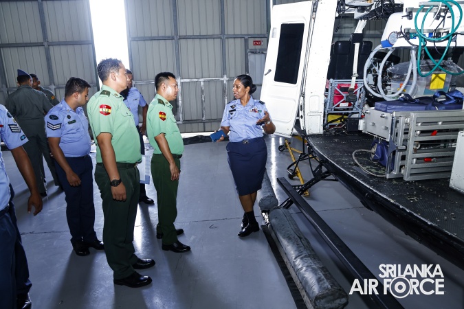 SLAF AND MYANMAR AIR FORCE CONDUCT SUBJECT MATTER EXPERT EXCHANGE ON AVIATION MEDICINE, MENTAL HEALTH AND NUTRITION