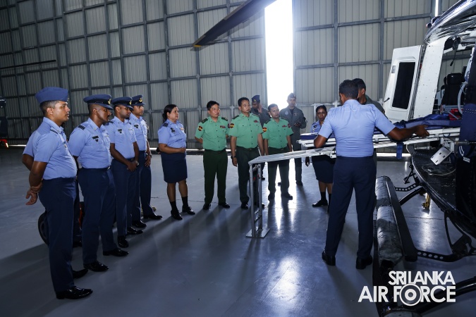 SLAF AND MYANMAR AIR FORCE CONDUCT SUBJECT MATTER EXPERT EXCHANGE ON AVIATION MEDICINE, MENTAL HEALTH AND NUTRITION