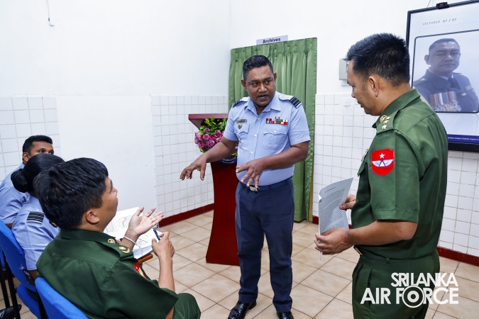SLAF AND MYANMAR AIR FORCE CONDUCT SUBJECT MATTER EXPERT EXCHANGE ON AVIATION MEDICINE, MENTAL HEALTH AND NUTRITION