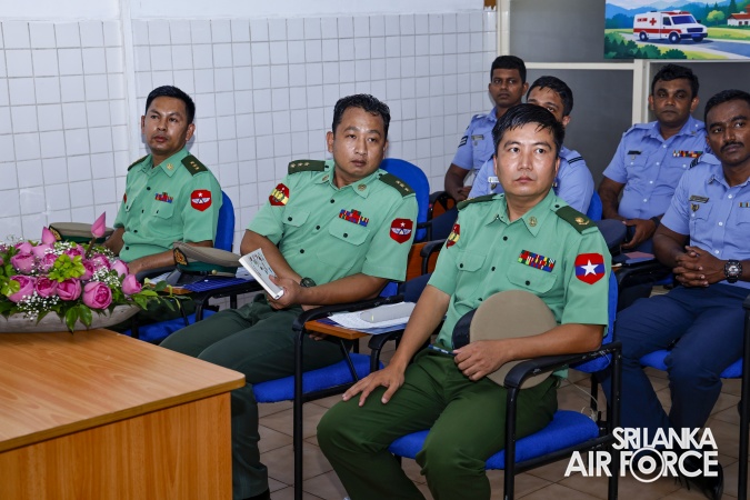 SLAF AND MYANMAR AIR FORCE CONDUCT SUBJECT MATTER EXPERT EXCHANGE ON AVIATION MEDICINE, MENTAL HEALTH AND NUTRITION