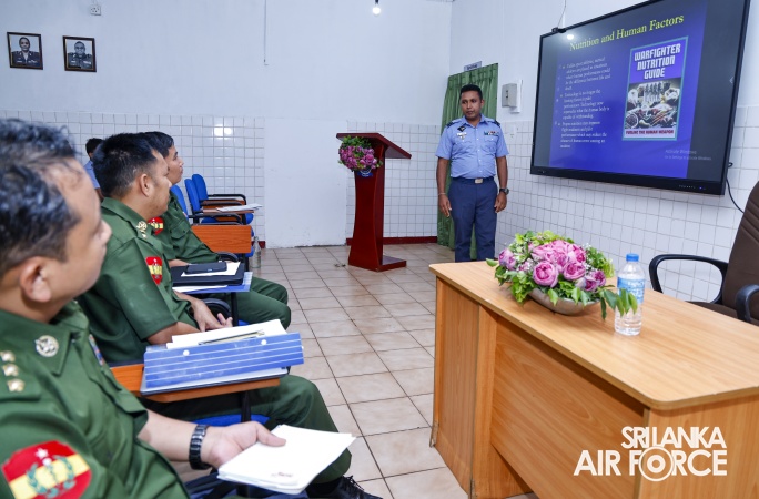SLAF AND MYANMAR AIR FORCE CONDUCT SUBJECT MATTER EXPERT EXCHANGE ON AVIATION MEDICINE, MENTAL HEALTH AND NUTRITION
