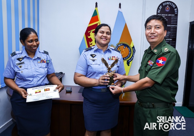 SLAF AND MYANMAR AIR FORCE CONDUCT SUBJECT MATTER EXPERT EXCHANGE ON AVIATION MEDICINE, MENTAL HEALTH AND NUTRITION