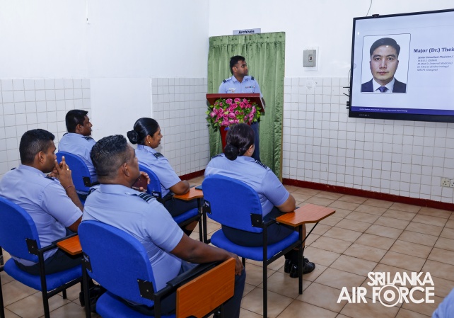 SLAF AND MYANMAR AIR FORCE CONDUCT SUBJECT MATTER EXPERT EXCHANGE ON AVIATION MEDICINE, MENTAL HEALTH AND NUTRITION