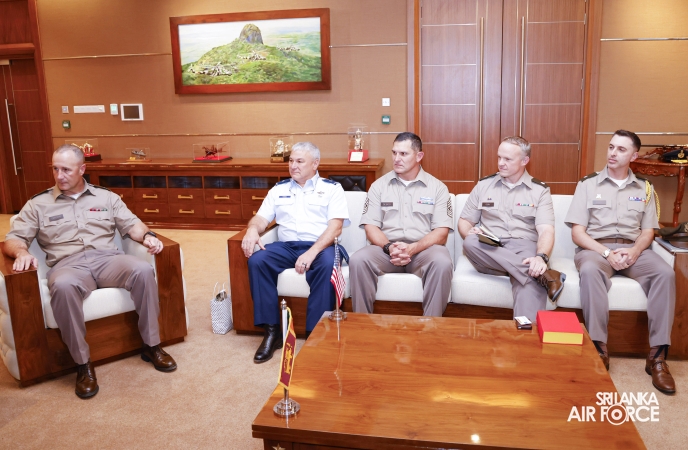 ADJUTANT GENERAL OF THE STATE OF MONTANA NATIONAL GUARD CALLS ON THE COMMANDER OF THE AIR FORCE