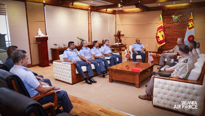 ADJUTANT GENERAL OF THE STATE OF MONTANA NATIONAL GUARD CALLS ON THE COMMANDER OF THE AIR FORCE