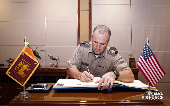 ADJUTANT GENERAL OF THE STATE OF MONTANA NATIONAL GUARD CALLS ON THE COMMANDER OF THE AIR FORCE