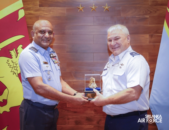 ADJUTANT GENERAL OF THE STATE OF MONTANA NATIONAL GUARD CALLS ON THE COMMANDER OF THE AIR FORCE