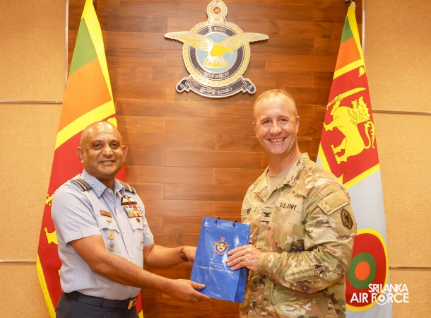 ADJUTANT GENERAL OF THE STATE OF MONTANA NATIONAL GUARD CALLS ON THE COMMANDER OF THE AIR FORCE