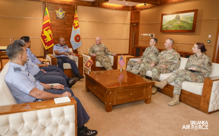 ADJUTANT GENERAL OF THE STATE OF MONTANA NATIONAL GUARD CALLS ON THE COMMANDER OF THE AIR FORCE