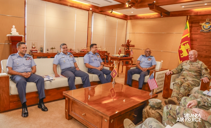 ADJUTANT GENERAL OF THE STATE OF MONTANA NATIONAL GUARD CALLS ON THE COMMANDER OF THE AIR FORCE