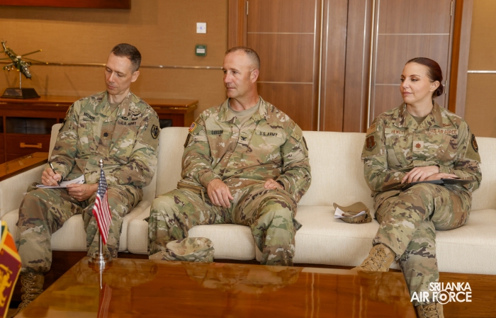 ADJUTANT GENERAL OF THE STATE OF MONTANA NATIONAL GUARD CALLS ON THE COMMANDER OF THE AIR FORCE