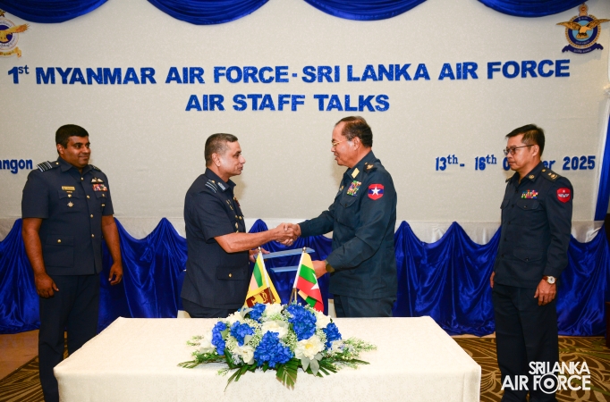 FIRST MYANMAR–SRI LANKA AIR FORCE AIR STAFF TALKS STRENGTHEN BILATERAL COOPERATION