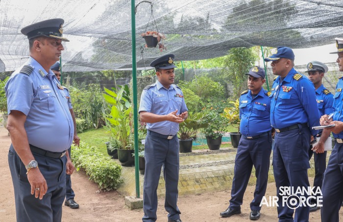 NAVY AGRICULTURE UNIT VISITS SLAF BASE KATUNAYAKE