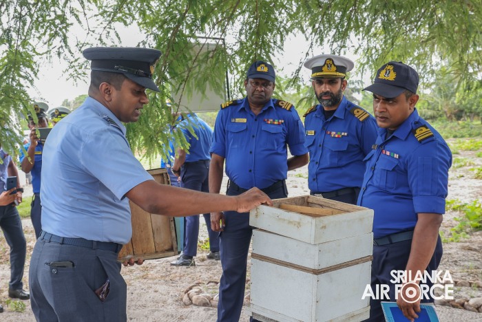 NAVY AGRICULTURE UNIT VISITS SLAF BASE KATUNAYAKE